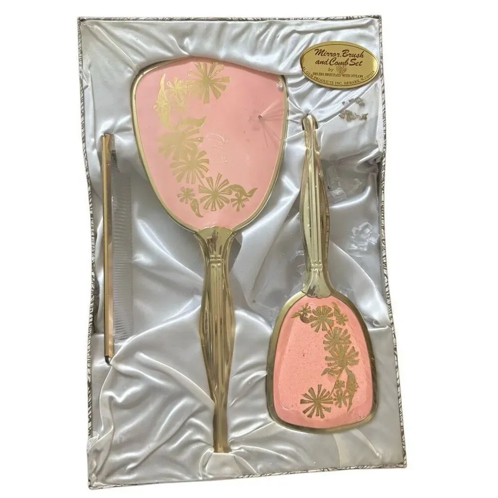 Vintage Mirror Brush & Comb Set By Aljen *Read*